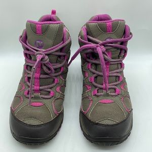 Merrell Hilltop Ventilator Mid Waterproof Hiking Shoe/Boot Girls 4.5  Womens 6.5
